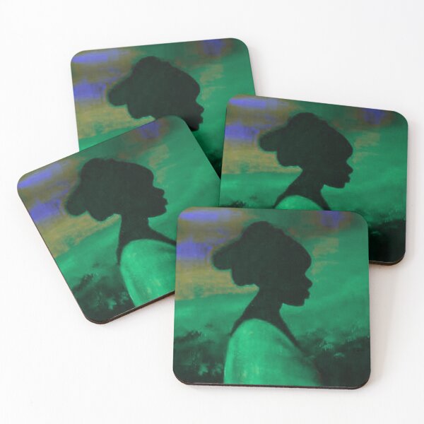 Item preview,  Woman in profile, Sunset silhouette designed and sold by MaPerle.