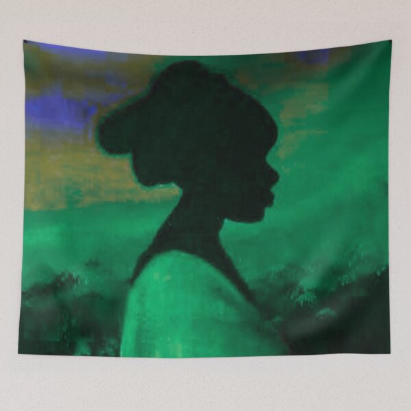 Item preview,  Woman in profile, Sunset silhouette designed and sold by MaPerle.