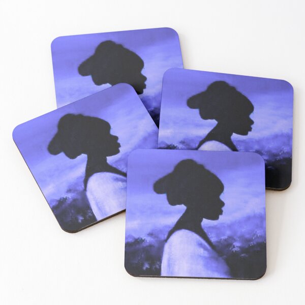 Item preview, Woman in profile, Sunset silhouette designed and sold by MaPerle.
