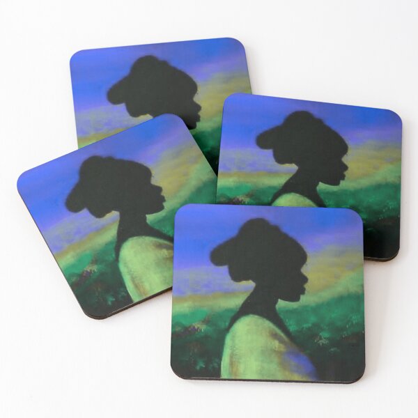 Item preview, Woman in profile, Sunset silhouette designed and sold by MaPerle.