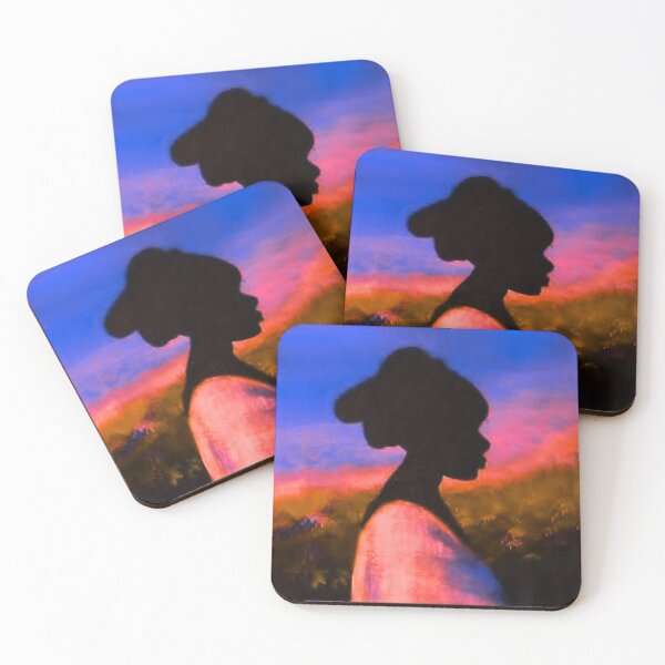 Item preview,  Woman in profile, Sunset silhouette designed and sold by MaPerle.