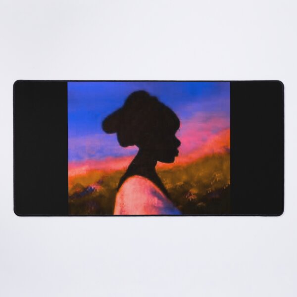 Item preview, Woman in profile, Sunset silhouette designed and sold by MaPerle.