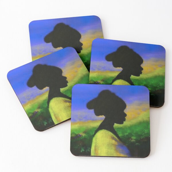 Item preview, Woman in profile, Sunset silhouette designed and sold by MaPerle.