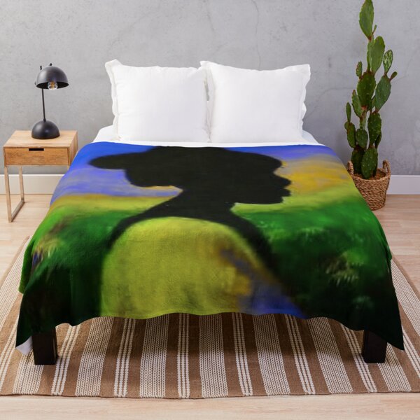 Item preview, Woman in profile, Sunset silhouette designed and sold by MaPerle.