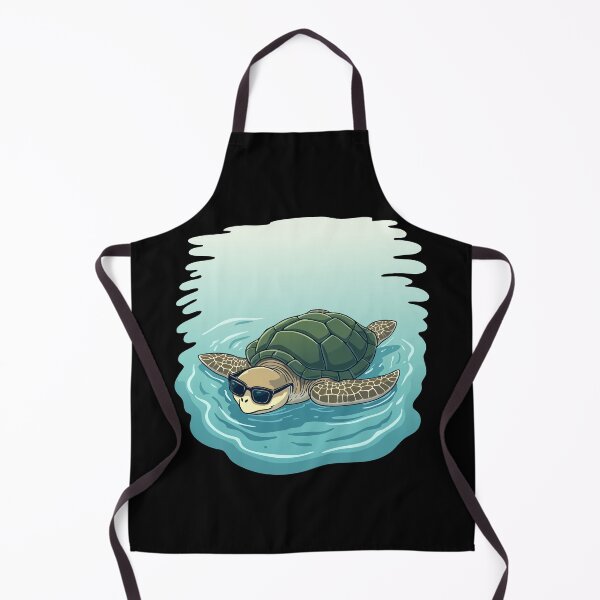 Item preview, Cool turtle with sunglasses in the water designed and sold by Hans-Design.