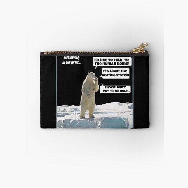 Item preview, MEANWHILE IN THE ARTIC. Polar bear and global warming designed and sold by GAT74.