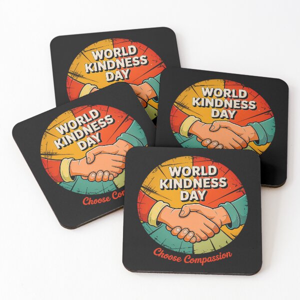 Item preview, World Kindness Day Retro Handshake Choose Compassion designed and sold by Amanda's Factory.