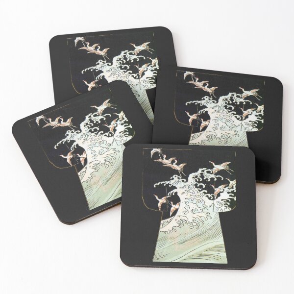 Item preview, Cranes Over the Great Wave designed and sold by WheelieGdArt.