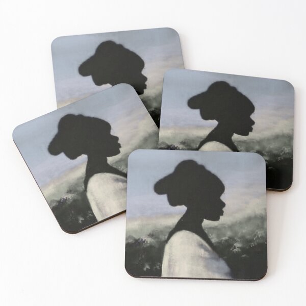 Item preview,  Woman in profile, Sunset silhouette designed and sold by MaPerle.