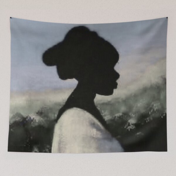 Item preview,  Woman in profile, Sunset silhouette designed and sold by MaPerle.