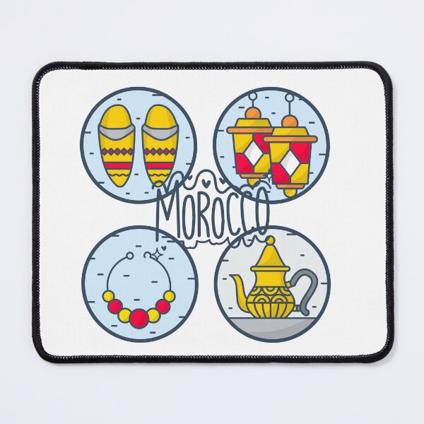 Item preview, Morocco Traditional Icons – Babouche, Lantern, Jewelry & Tea Pot designed and sold by chanshoping.