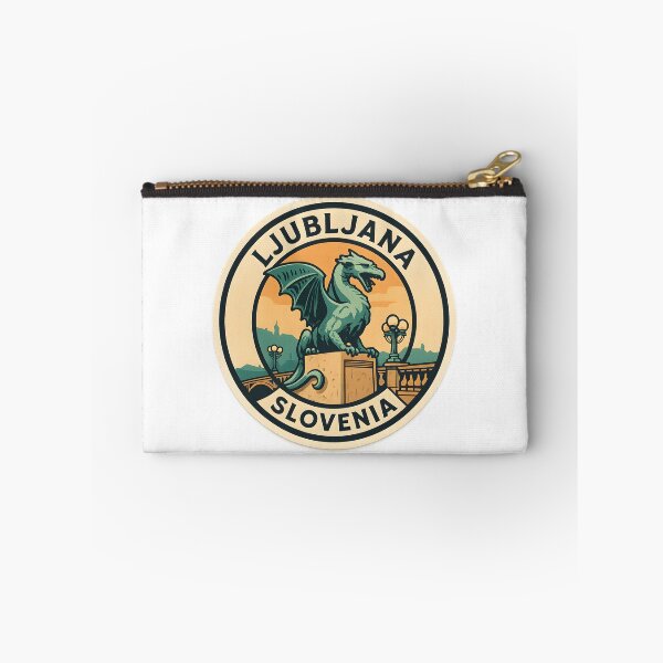 Item preview, Ljubljana Slovenia Dragon Emblem – Vintage Travel Sticker & Poster Art designed and sold by LifmusGoDesigns.