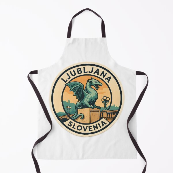 Item preview, Ljubljana Slovenia Dragon Emblem – Vintage Travel Sticker & Poster Art designed and sold by LifmusGoDesigns.