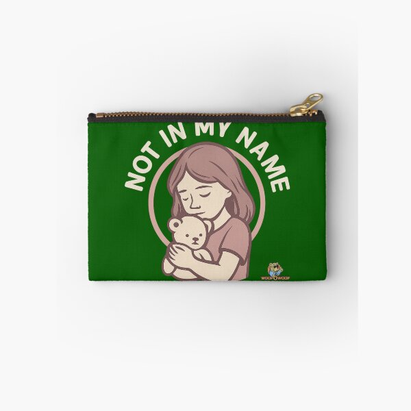 Item preview, Not in My Name - Innocent Child with Teddy Bear  designed and sold by Woop Woop .