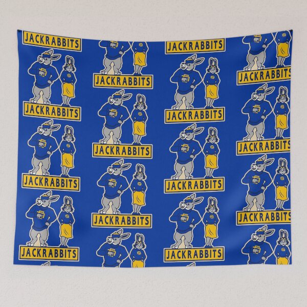 Item preview, Vintage Jackrabbits Mascot Couple designed and sold by VintageVarsity5.