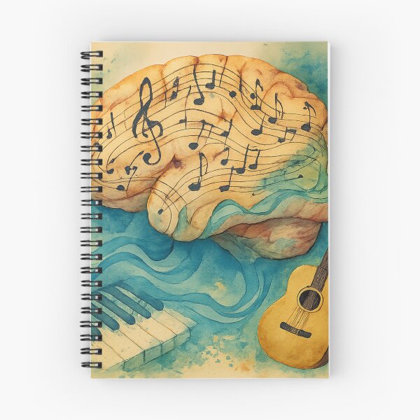 Item preview, Music Therapy Neural Pathways - Sound Healing Art - Therapist Office Decor designed and sold by TONSNAP.