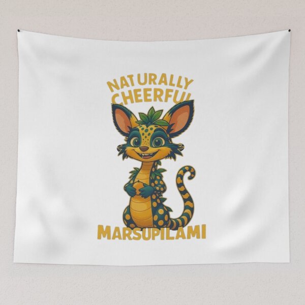 Aperçu de l'œuvre Marsupilami Naturally Cheerful – Cute Cartoon Character T-shirt créée et vendue par MarsupilamiFans.