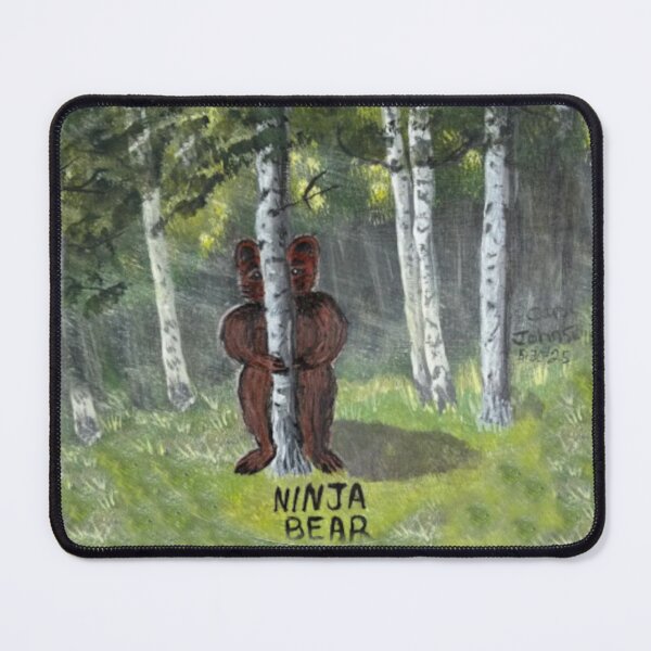 Item preview, Young Ninja Bear designed and sold by Laugh a Lot Folk Art.