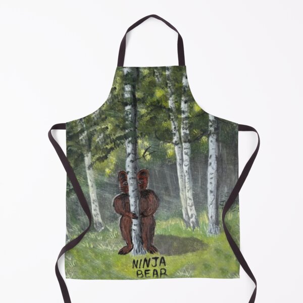 Item preview, Young Ninja Bear designed and sold by Laugh a Lot Folk Art.