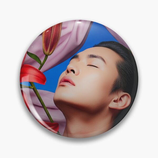 Item preview, Sensual Tattoed Asian Man in Kimono with Lilies #7 designed and sold by Atlas Kai.