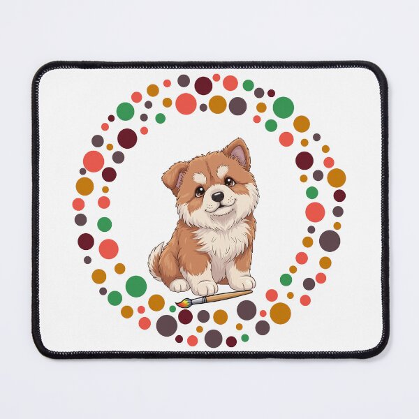 Item preview, Celebrate Dot Day with My Chow Chow | Colorful Dog Art designed and sold by The Real Life Symphony.