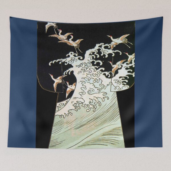 Item preview, Cranes Over the Great Wave - V2 designed and sold by WheelieGdArt.