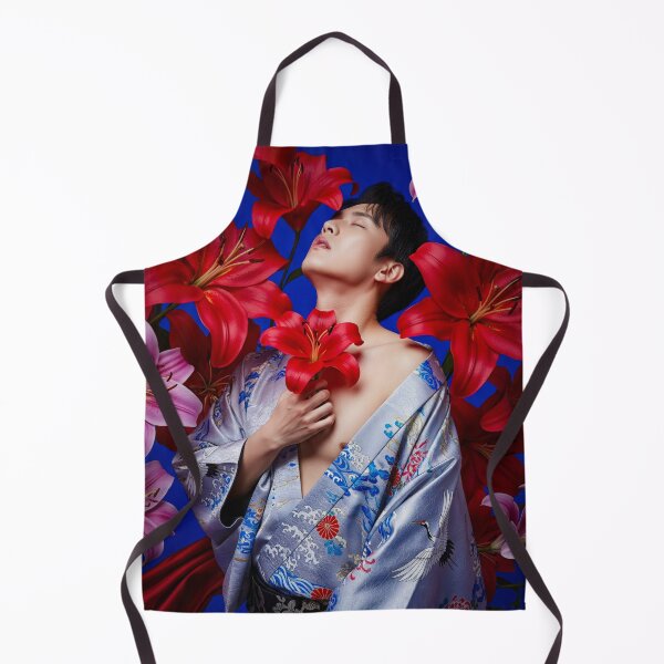 Item preview, Sensual Tattoed Asian Man in Kimono with Lilies #9 designed and sold by Atlas Kai.