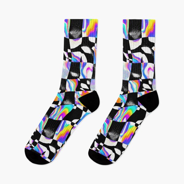 Item preview, Psychedelic Warped Checkerboard Pattern designed and sold by DarklingAnubiss.