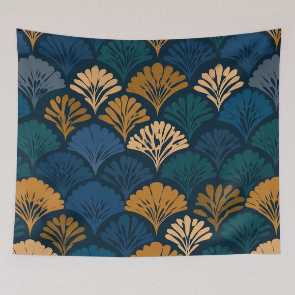 Item preview, Azulejos florales de color verde brillante y marrón designed and sold by Artania21.