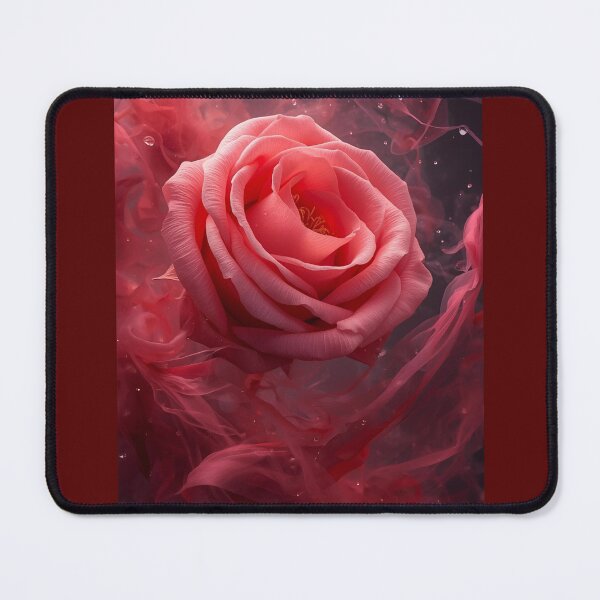 Item preview, Pink Rose in Ethereal Mist – Realistic Floral Elegance designed and sold by RAKO13.