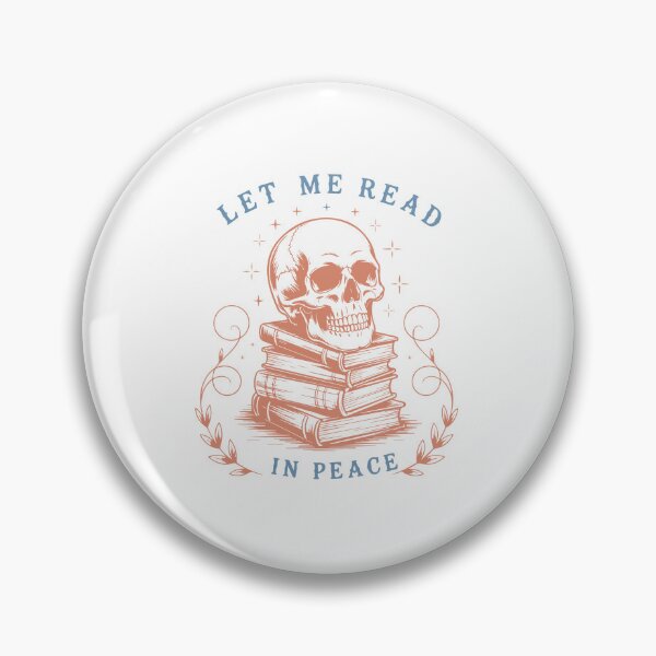 Item preview, Let me read in peace- halloween skull reader ghost  designed and sold by cocomelon168.
