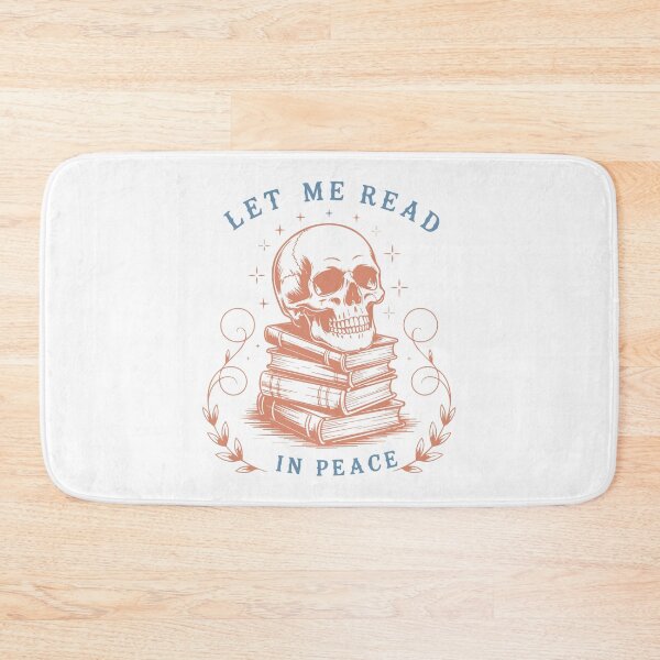 Item preview, Let me read in peace- halloween skull reader ghost  designed and sold by cocomelon168.