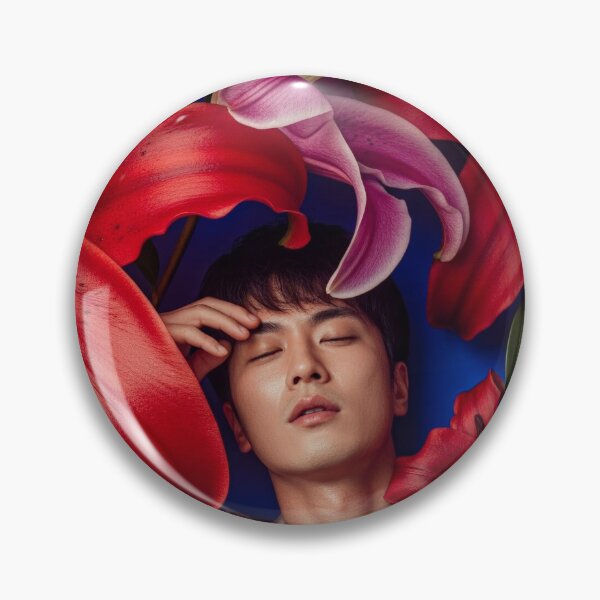 Item preview, Sensual Tattoed Asian Man in Kimono with Lilies #12 designed and sold by Atlas Kai.