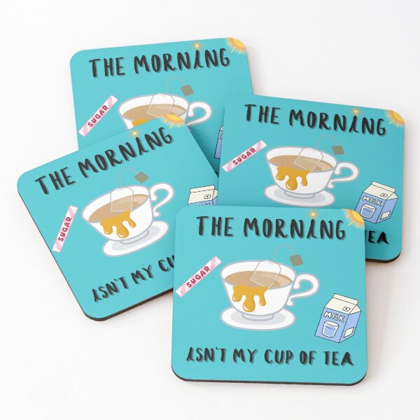 Item preview, The Morning Isn't My Cup Of Tea funny Design designed and sold by ConceptStudios.