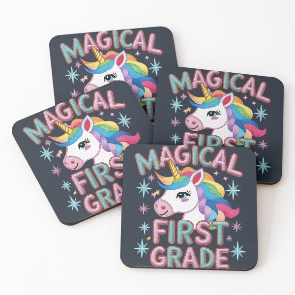 Item preview, Magical First Grade Unicorn Colorful Design designed and sold by ArtDesignTp.