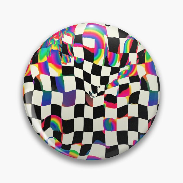 Item preview, Psychedelic Warped Checkerboard Pattern designed and sold by DarklingAnubiss.