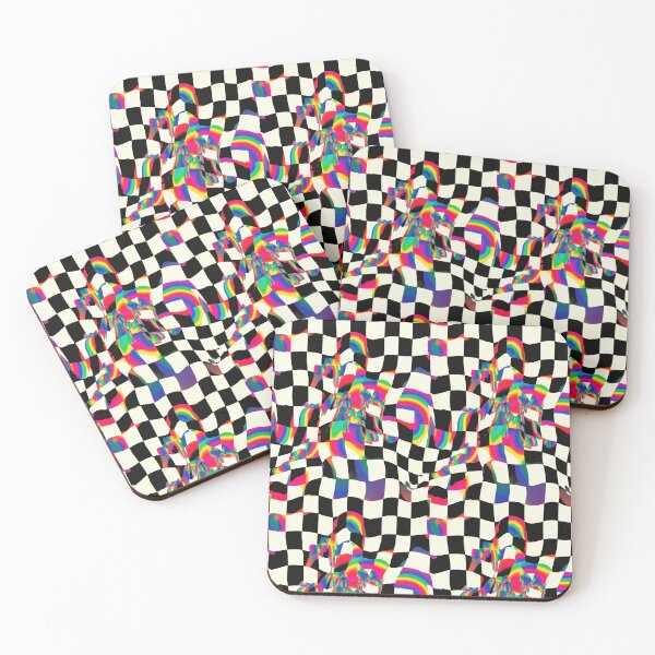 Item preview, Psychedelic Warped Checkerboard Pattern designed and sold by DarklingAnubiss.