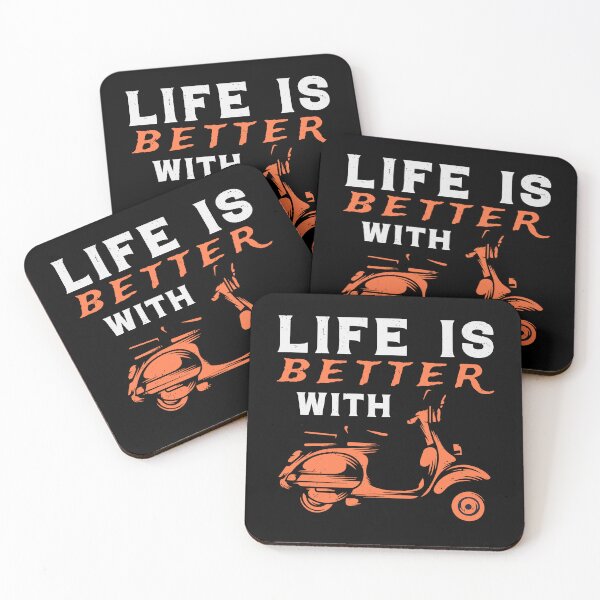 Item preview, Live is Better with Scooter designed and sold by GhostShack.