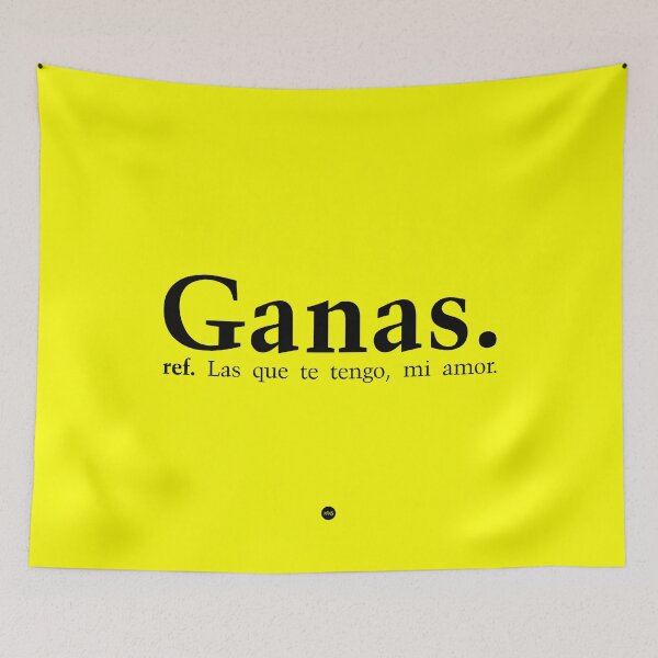 Item preview, Ganas (fc) I designed and sold by XUSRedbubble.
