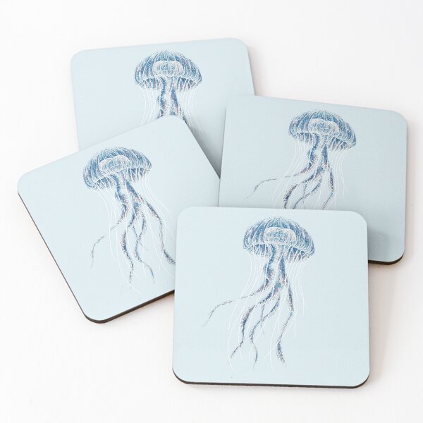 Item preview, Drifting Jellyfish - Ocean Scene designed and sold by Charlotte Paints.
