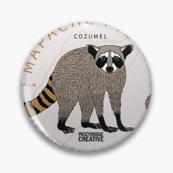 Item preview, Cozumel raccoon designed and sold by Procyonidae Creative.