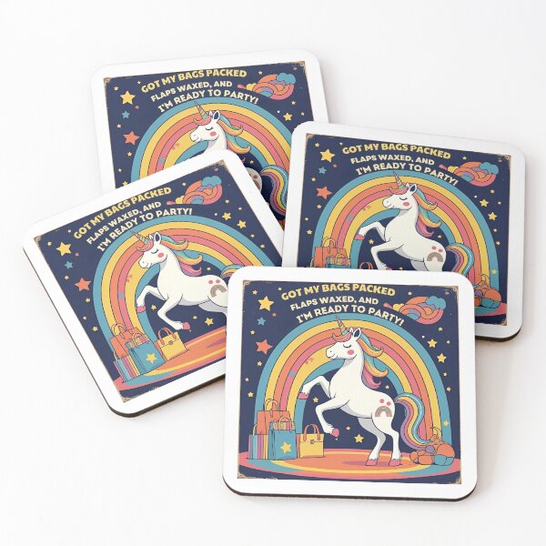 Item preview, I got my bags packed, flaps waxed and I'm ready to party! designed and sold by NicMacTees.