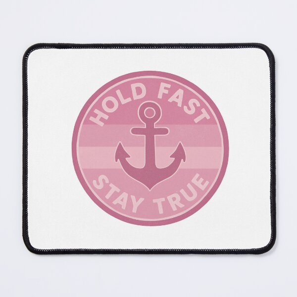 Item preview, Hold Fast – Stay True | Pink Retro Anchor Design Vintage Style designed and sold by Fies-und-Fein.