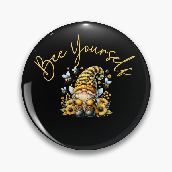 Item preview, Bee Yourself – Cute Positive Pun Design designed and sold by Maggiepeshop.