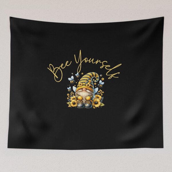 Item preview, Bee Yourself – Cute Positive Pun Design designed and sold by Maggiepeshop.