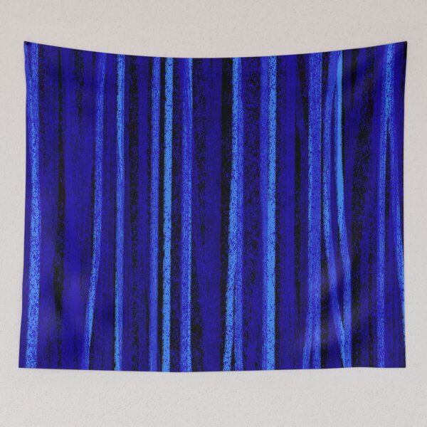 Artikelvorschau, Blue crayon stripe design entworfen und verkauft von Marju Rose.