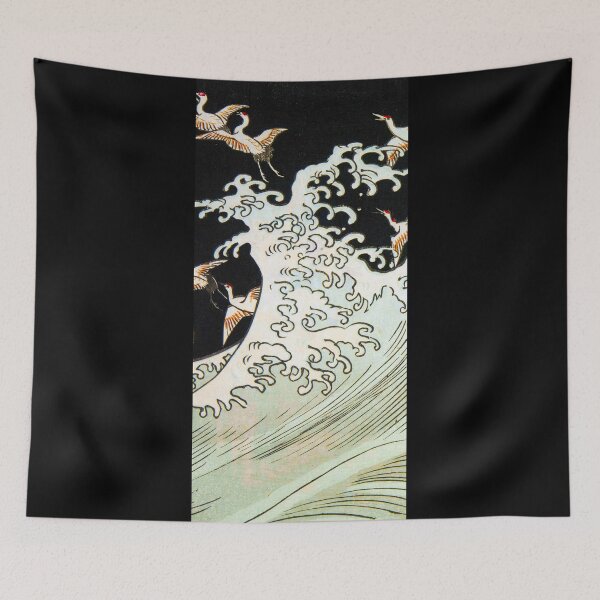 Item preview, Cranes Over the Great Wave - V3 designed and sold by WheelieGdArt.