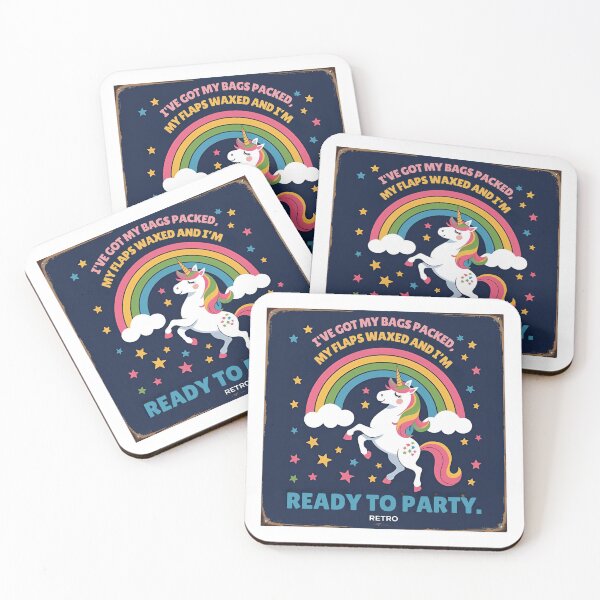 Item preview,  I got my bags packed, flaps waxed and I'm ready to party! designed and sold by NicMacTees.