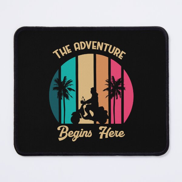 Item preview, The Adventure Begins Here designed and sold by GhostShack.