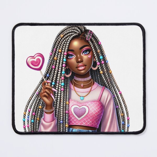 Item preview, Beautiful Black Girls | Afro Women Art | Digital Sticker Set designed and sold by Lulunza.